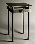 Wrought Iron Pedestal Table hand-forged from recycled steel by blacksmith, Christopher Thomson.
