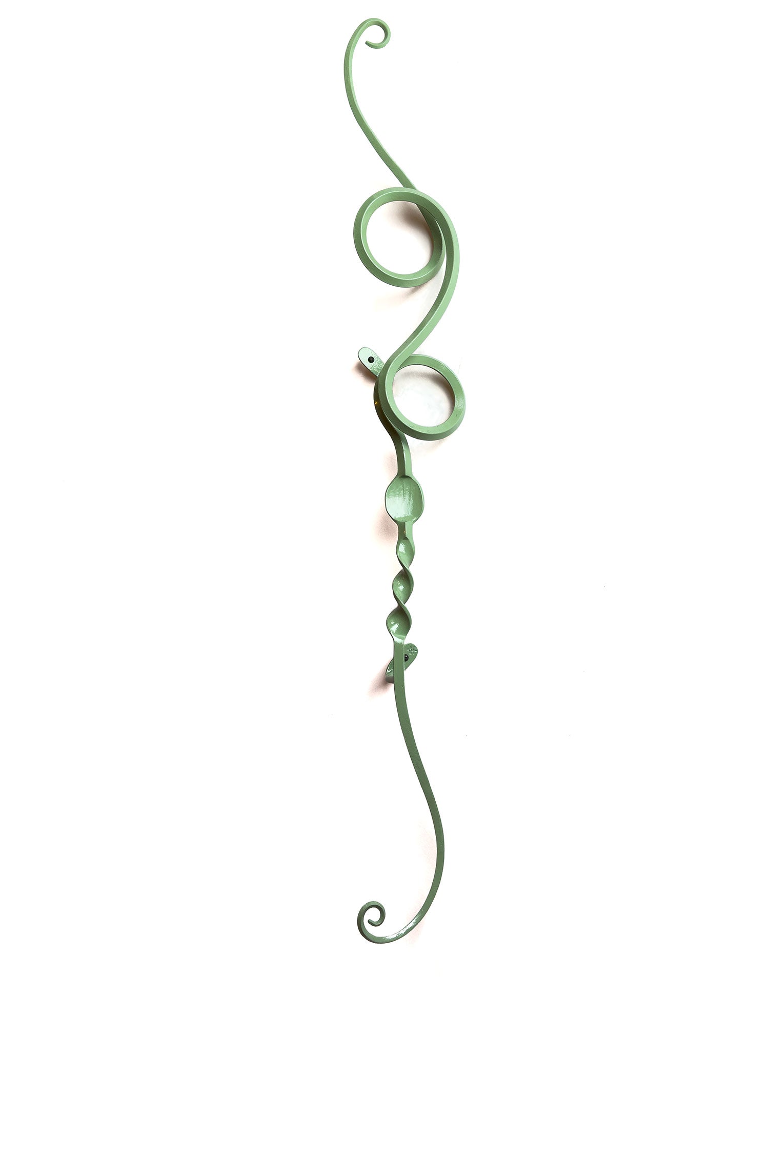 Sage Double Doodle Single Musing Wall Sculpture.