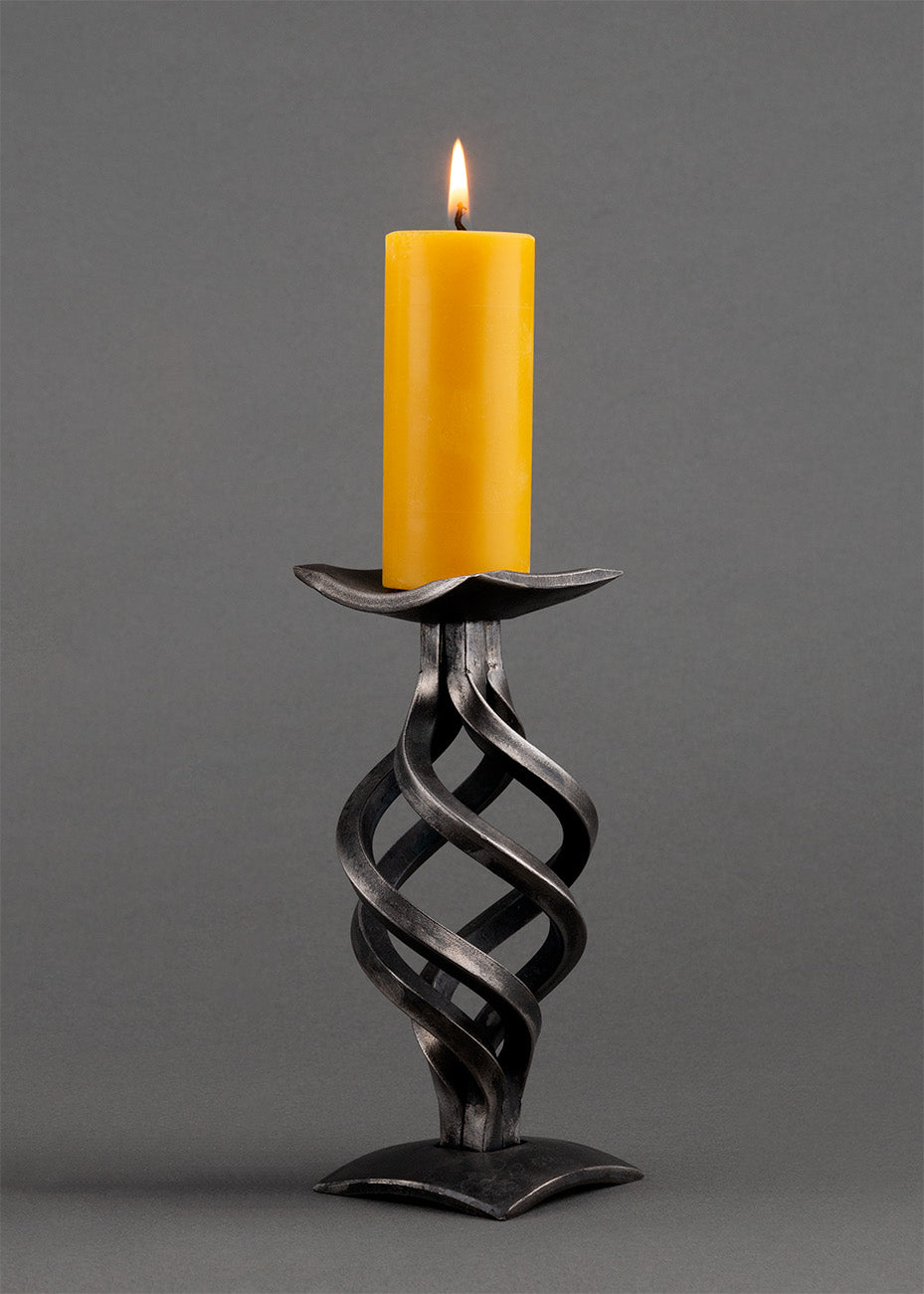 Hand Wrought Iron Candlestick Hand Wrought Iron Candlestick