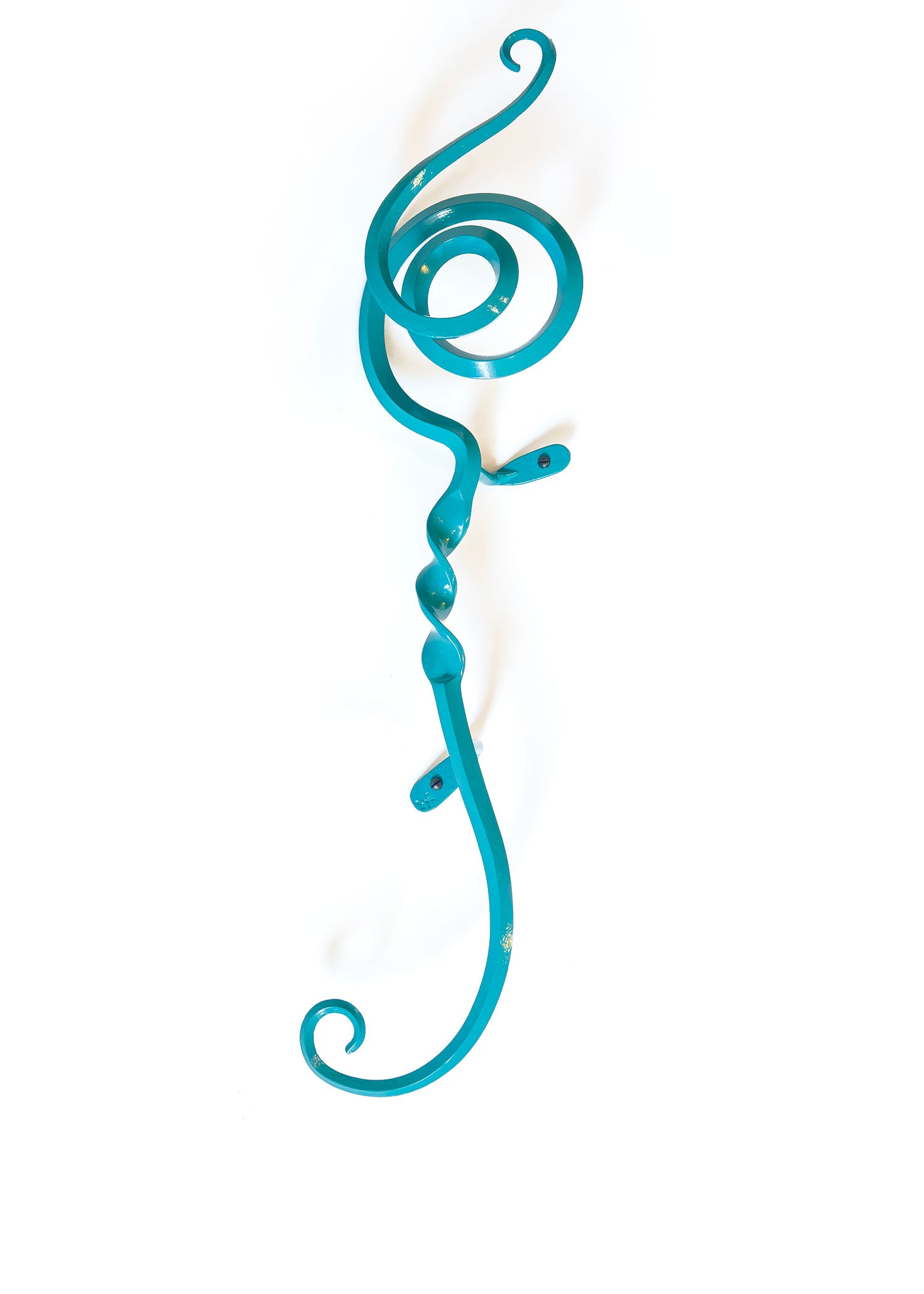 Turquoise wall sculpture, Carnival Single Musing.