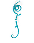 Turquoise wall sculpture, Carnival Single Musing.