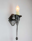 Wrought Iron Calla Wall Sconce.