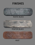 Finishes for Woven Bench.