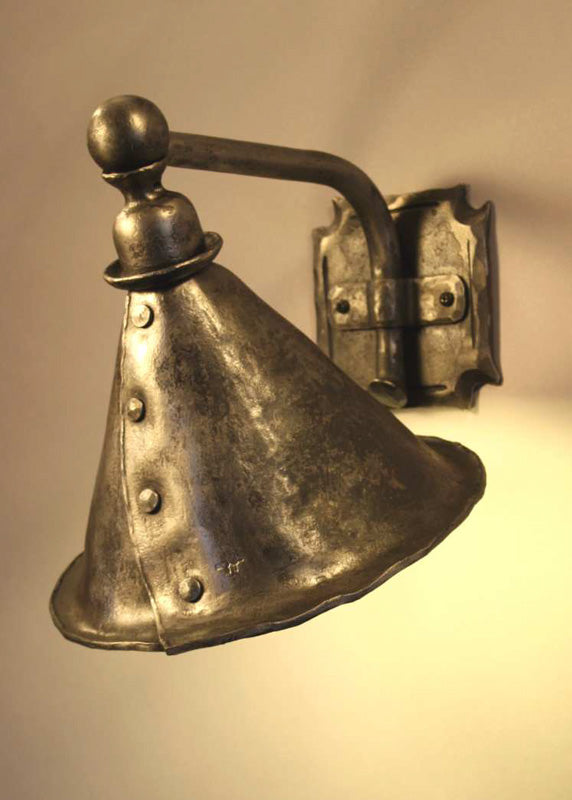 Secret Garden Wrought Iron Wall Sconce by Christopher Thomson Ironworks.