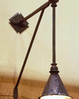 Wrought Iron Pendant light fixture with bracket