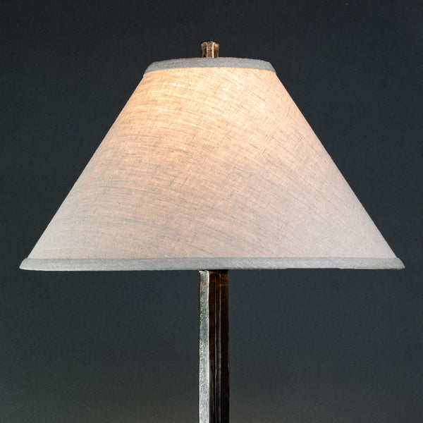 Linen Empire Shade for Branding Iron Table Lamp.