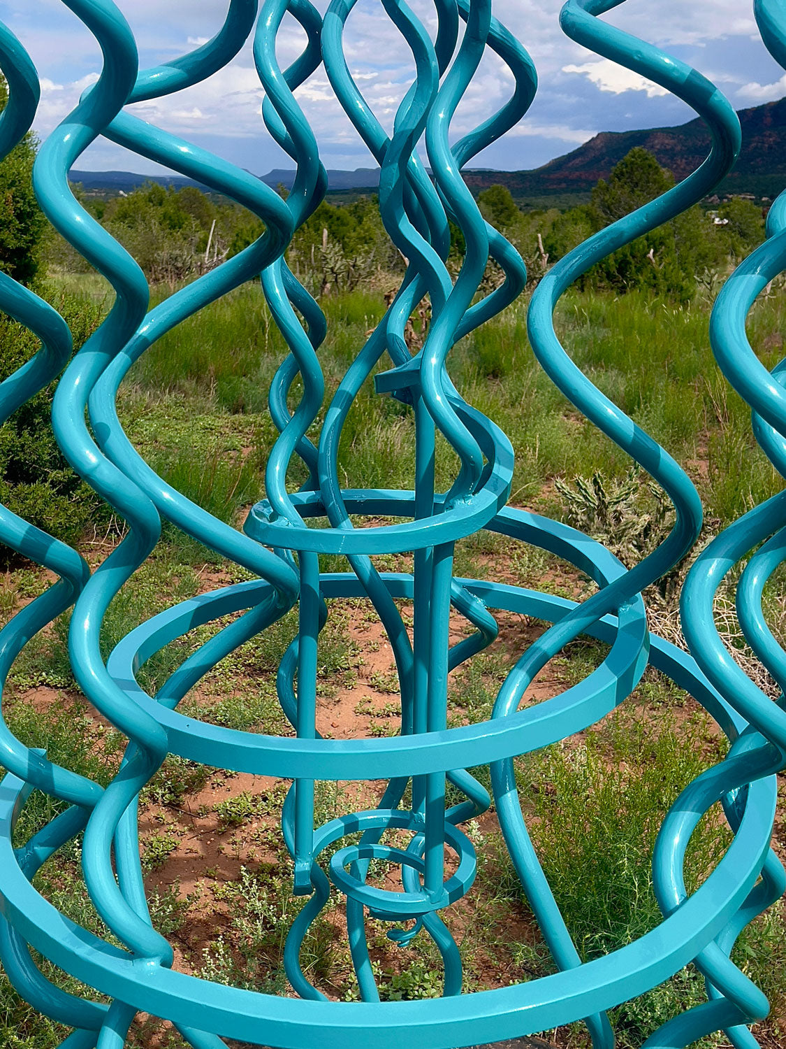 Spiral Spirals Series | Steel Garden Sculptures – Christopher