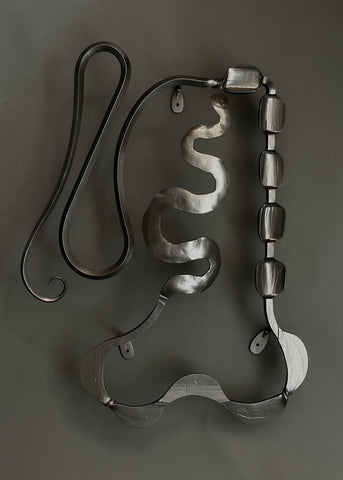 Musing #12  sculpture - Christopher Thomson Ironworks