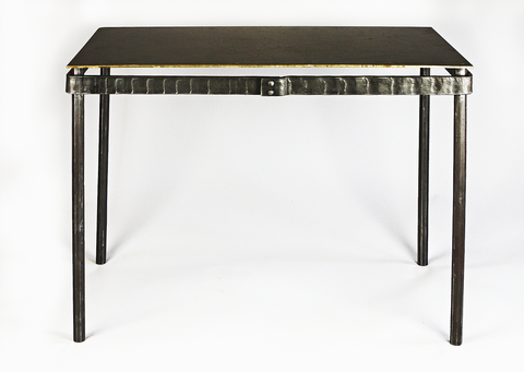 Escritoire Table #T241 by Christopher Thomson Ironworks.