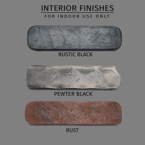 Interior finish samples available for Estate Wall Sconce. 
