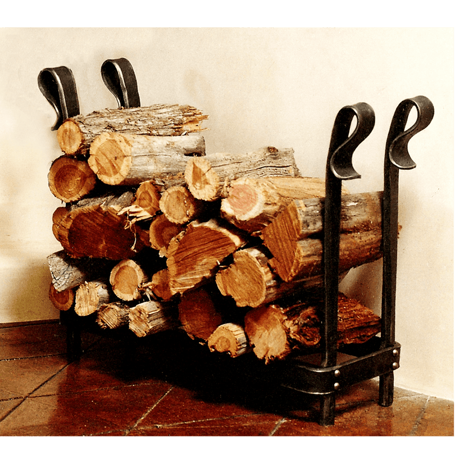 Wrought Iron Log Holder | Side Table | 3 Sizes – Christopher Thomson ...