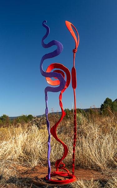 Red & Purple "Baby Bloom" - Christopher Thomson Ironworks